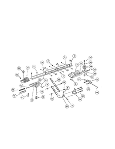 Ac Chaindrive Retail Rail Diagram and Parts List for PMX 500-IB  Genie Garage Door Opener