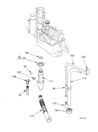Section_4 Diagram and Parts List for 24W924  Graco Paint Sprayer