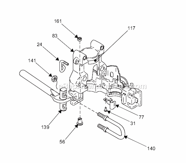 Page C Diagram and Parts List for 1095  Graco Sprayer