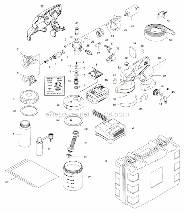 Page A Diagram and Parts List for 16N657  Graco Sprayer