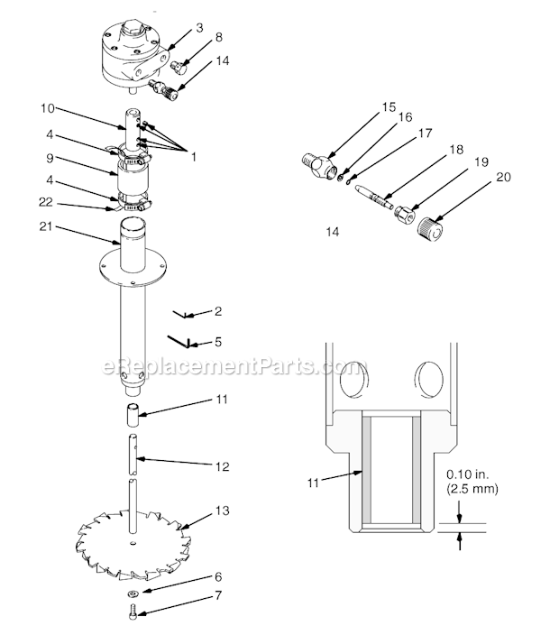 Page A Diagram and Parts List for 210068 Series B Graco Agitator