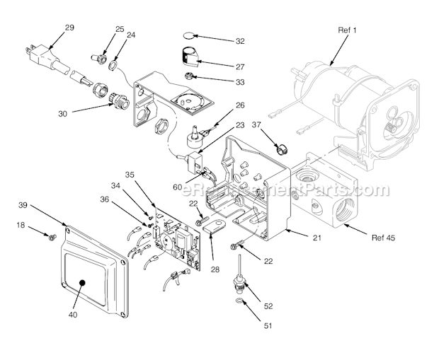 Page B Diagram and Parts List for 233782 Series B Graco Sprayer