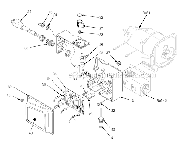 Page B Diagram and Parts List for 233782 Series C Graco Sprayer