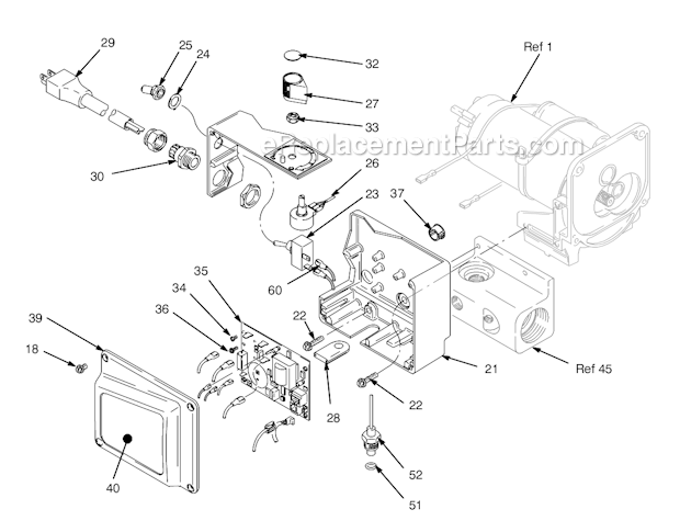Page B Diagram and Parts List for 233782 Series D Graco Sprayer