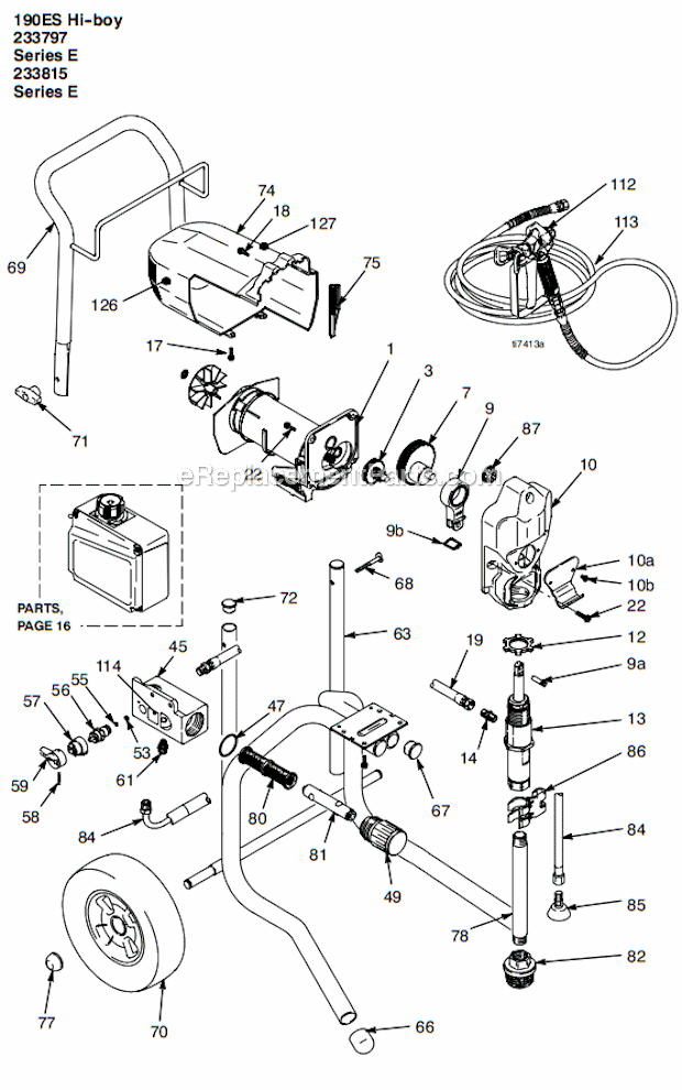 190Es_Hi--Boy_233797_Series_C_D Diagram and Parts List for 233797  Graco Sprayer