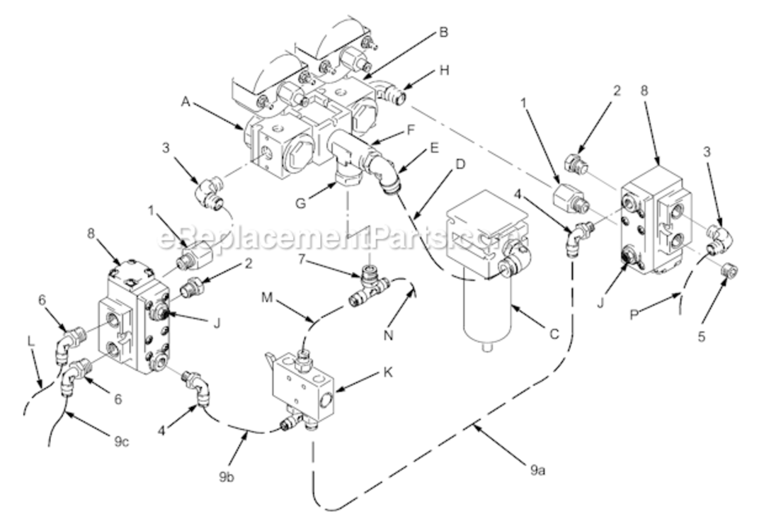 Page A Diagram and Parts List for 244018  Graco Paint Sprayer