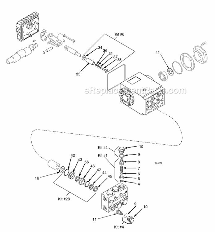 Page B Diagram and Parts List for 246343  Graco Pressure Washer