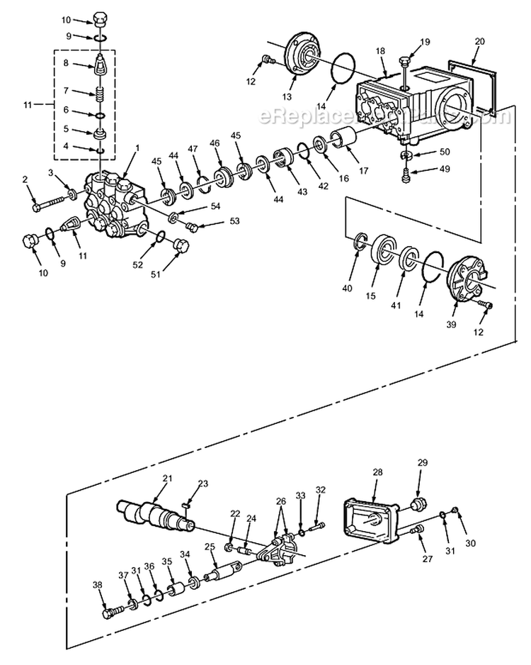 Page C Diagram and Parts List for 4020 800-585 Graco Pressure Washer