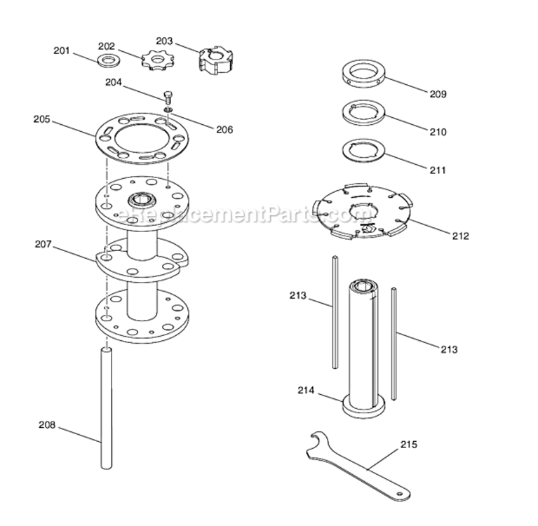 Page D Diagram and Parts List for 571002 270 Graco Paint Sprayer