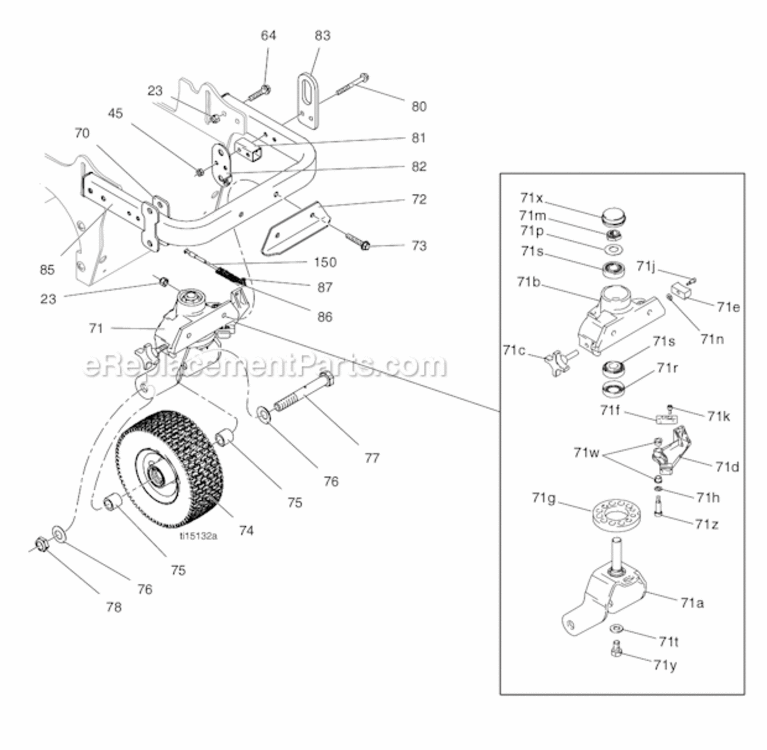 Page C Diagram and Parts List for 571003 390 Graco Paint Sprayer