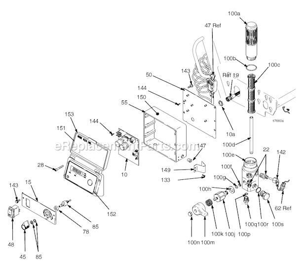 Page C Diagram and Parts List for 5900HD 233716 Graco Sprayer