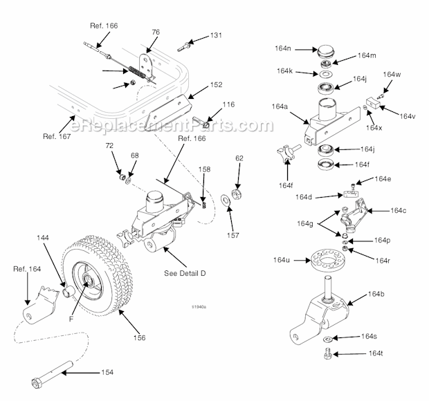 Page C Diagram and Parts List for 5900 233690 Graco Sprayer