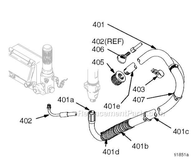 Page F Diagram and Parts List for 5900 233713 Graco Sprayer