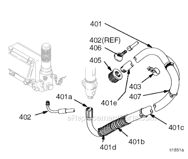 Page G Diagram and Parts List for 5900 233714 Graco Sprayer