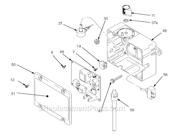 Page B Diagram and Parts List for 595 234590 Graco Sprayer