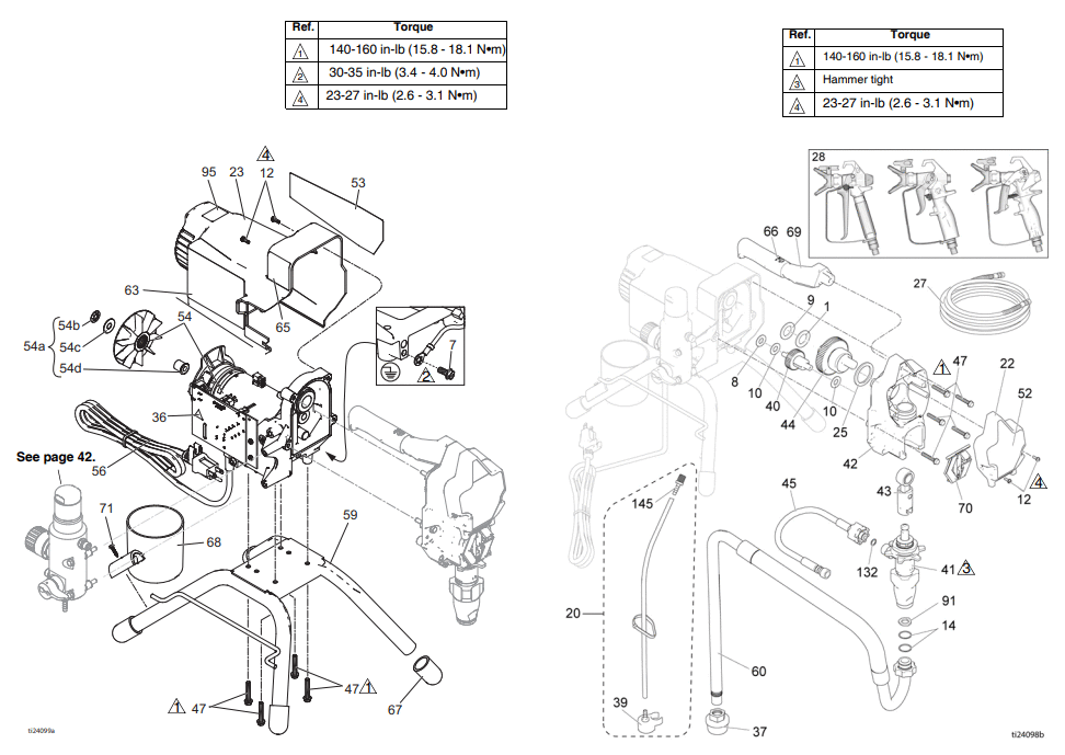 Section_1 Diagram and Parts List for 17C310  Graco Paint Sprayer
