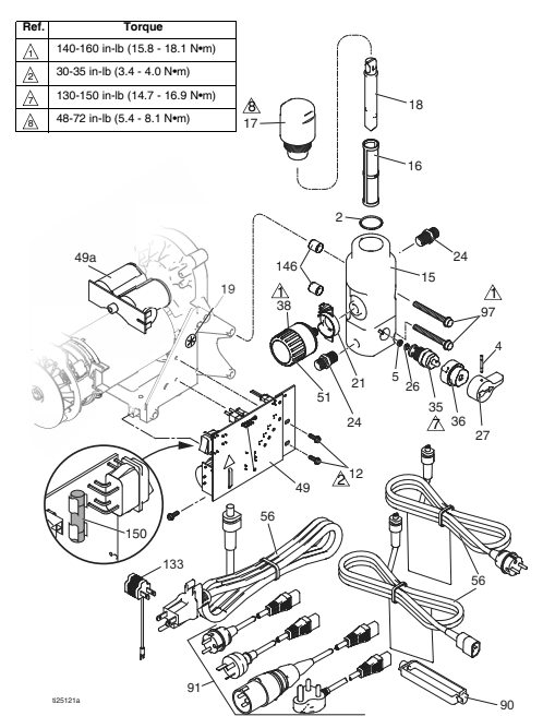 Section_2 Diagram and Parts List for 17C313  Graco Paint Sprayer