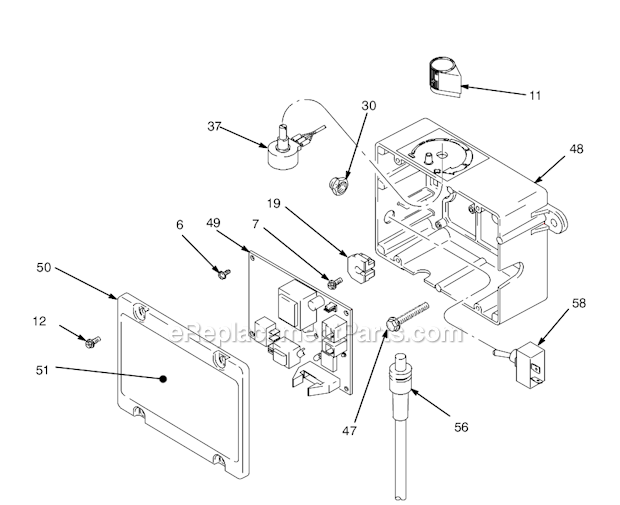 Page B Diagram and Parts List for 826019 Series A Graco Sprayer