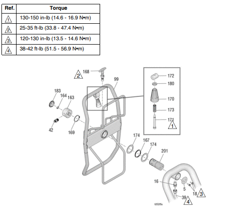Section_2 Diagram and Parts List for 17E572  Graco Paint Sprayer