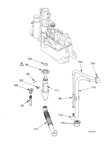 Section_4 Diagram and Parts List for 24W923  Graco Paint Sprayer