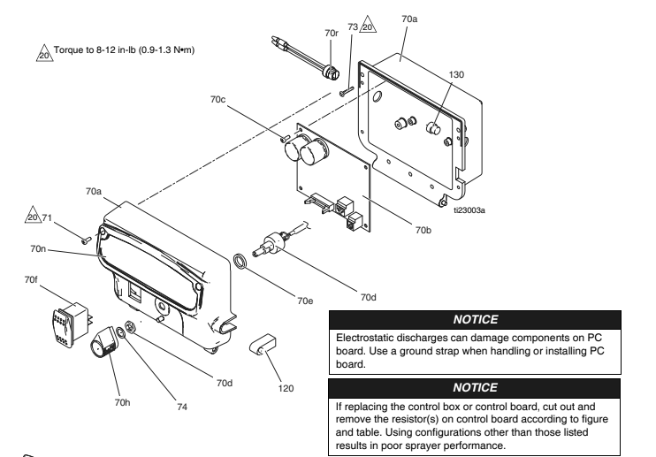 Section_3 Diagram and Parts List for 17E826  Graco Paint Sprayer