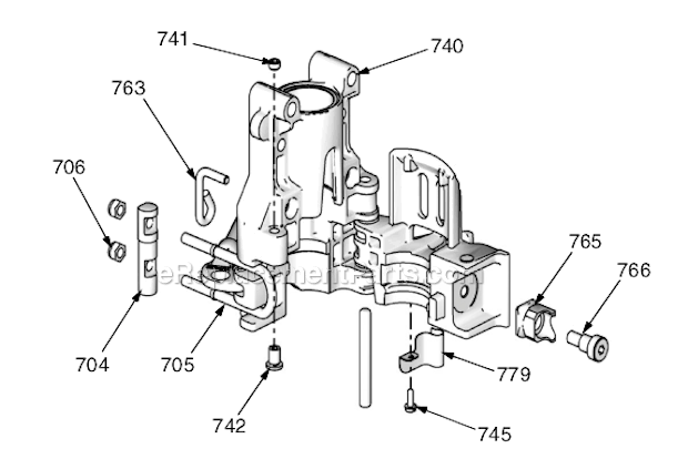 Page F Diagram and Parts List for 5900HD 258734 Graco Sprayer