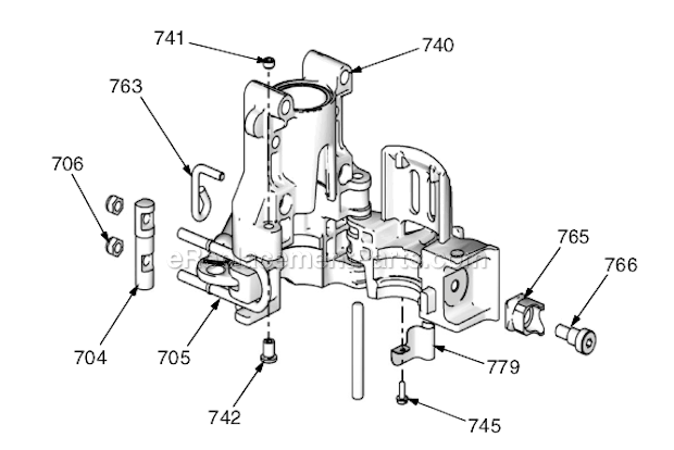 Page F Diagram and Parts List for 7900 248701 Graco Sprayer