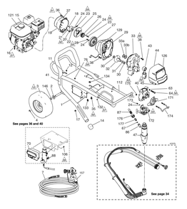 Section_1 Diagram and Parts List for 17E834  Graco Paint Sprayer