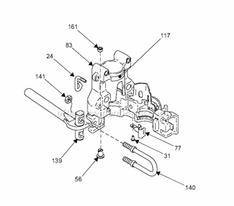 Page C Diagram and Parts List for 1595  Graco Sprayer