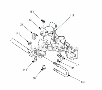 Page C Diagram and Parts List for 1595 826082 Graco Sprayer