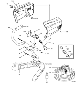 Part Location Diagram of 195793 Graco Label Warning