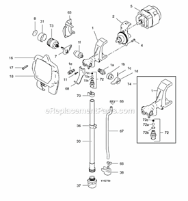 Part Location Diagram of 195108 Graco Tube, Drain