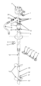 Part Location Diagram of 169969 Graco Fitting, Air Line
