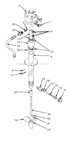 Page A Diagram and Parts List for 222698 Series A Graco Agitator