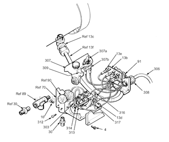 Page B Diagram and Parts List for 223-637 Series A Graco Sprayer