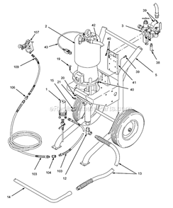 Part Location Diagram of 238374 Graco Hose