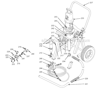 Part Location Diagram of 218029 Graco Fluid Filter