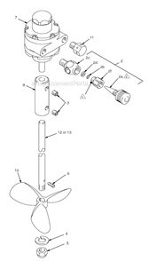 Page A Diagram and Parts List for 224572  Graco Agitator