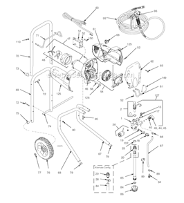 Part Location Diagram of 243230 Graco Kit, Gear