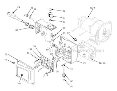 Page B Diagram and Parts List for 233782 Series B Graco Sprayer