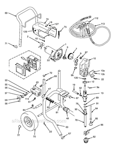 Page A Diagram and Parts List for 233782 Series C Graco Sprayer