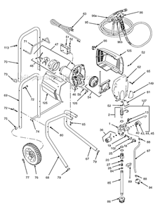 Part Location Diagram of 243161 Graco Tip, Spray