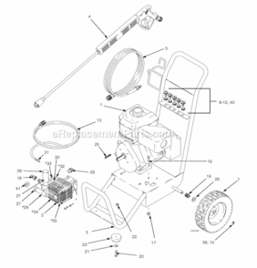 Part Location Diagram of 244741 Graco Kit
