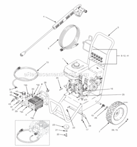 Part Location Diagram of 803900 Graco Engine