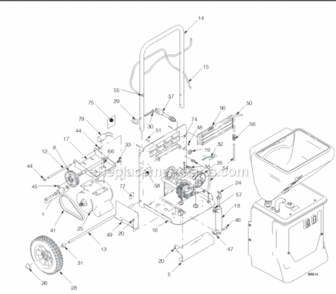 Page A Diagram and Parts List for 246186  Graco Sprayer