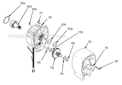 Part Location Diagram of 241110 Graco Pinion Shaft