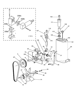 Page C Diagram and Parts List for 249318  Graco Sprayer