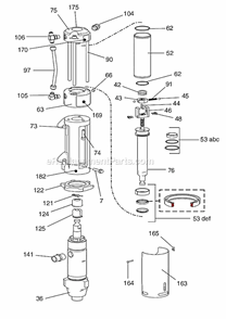 Page D Diagram and Parts List for 249617  Graco Sprayer