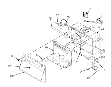 Part Location Diagram of 15H176 Graco Screw