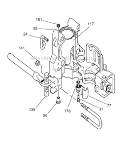 Bearing Housing Diagram and Parts List for 258765 Hi-Boy Graco Sprayer